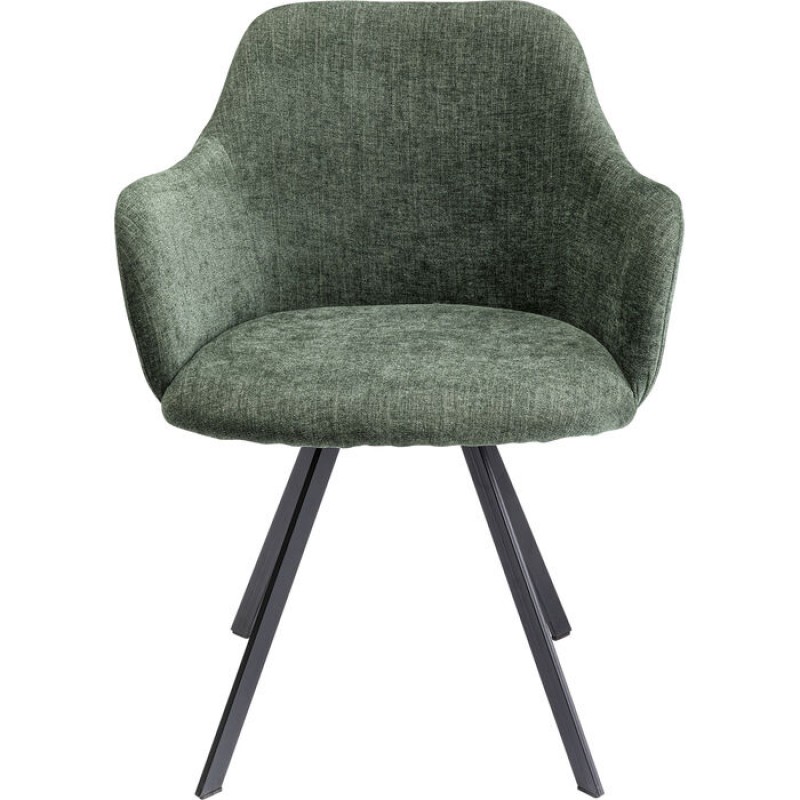 Swivel Armchair Lady Loco Coco Green